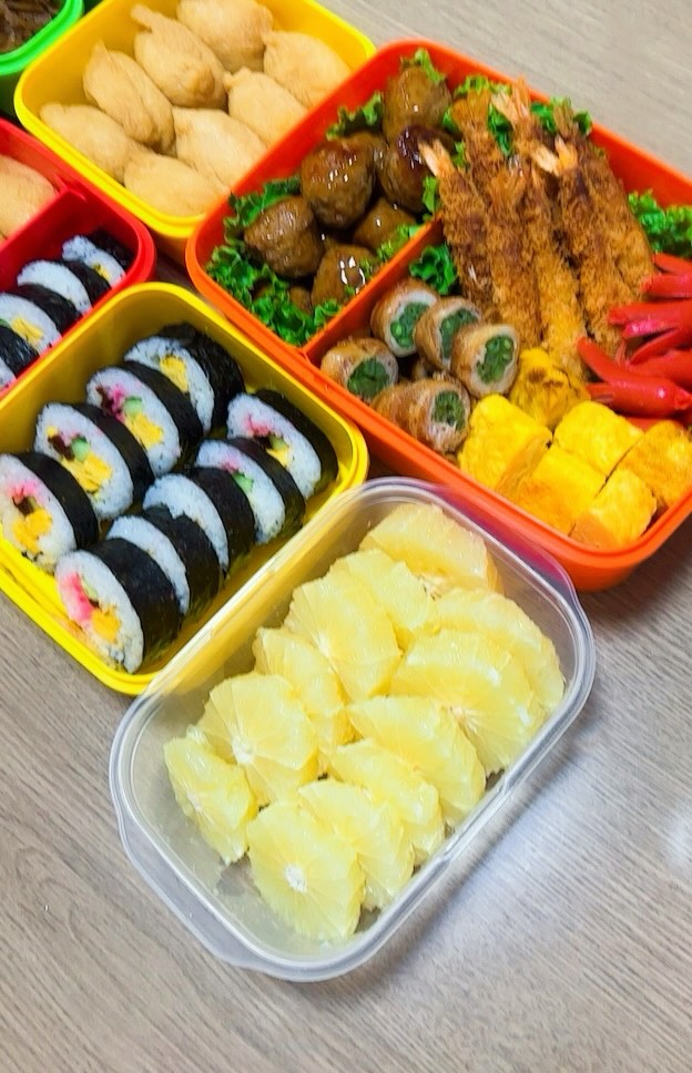 グレープフルーツもきれいにカッティング