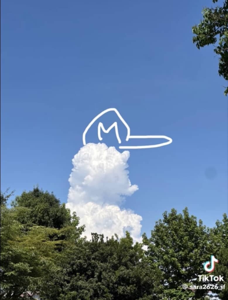 彼女の撮った写真に落書きしてみた