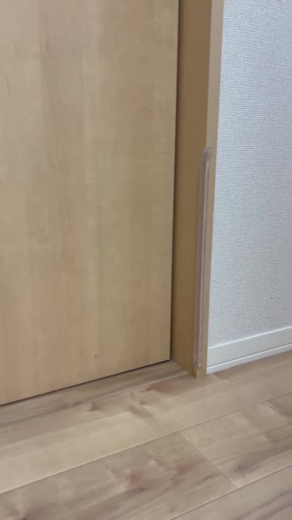 自力で閉めました