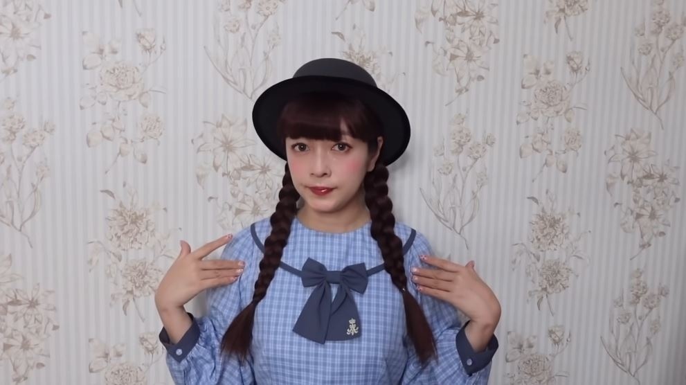 三つ編みアレンジ