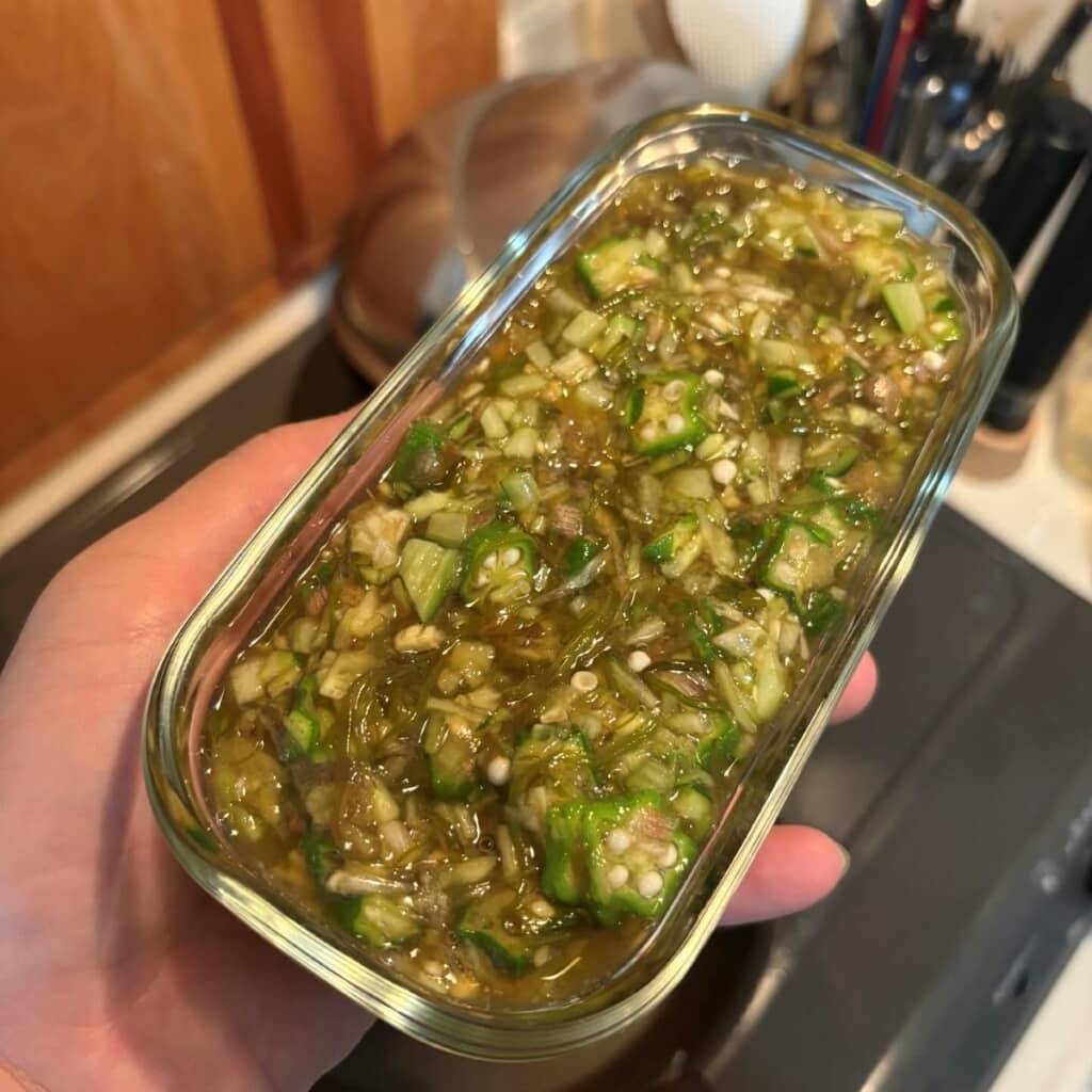 美味しそうな山菜だし