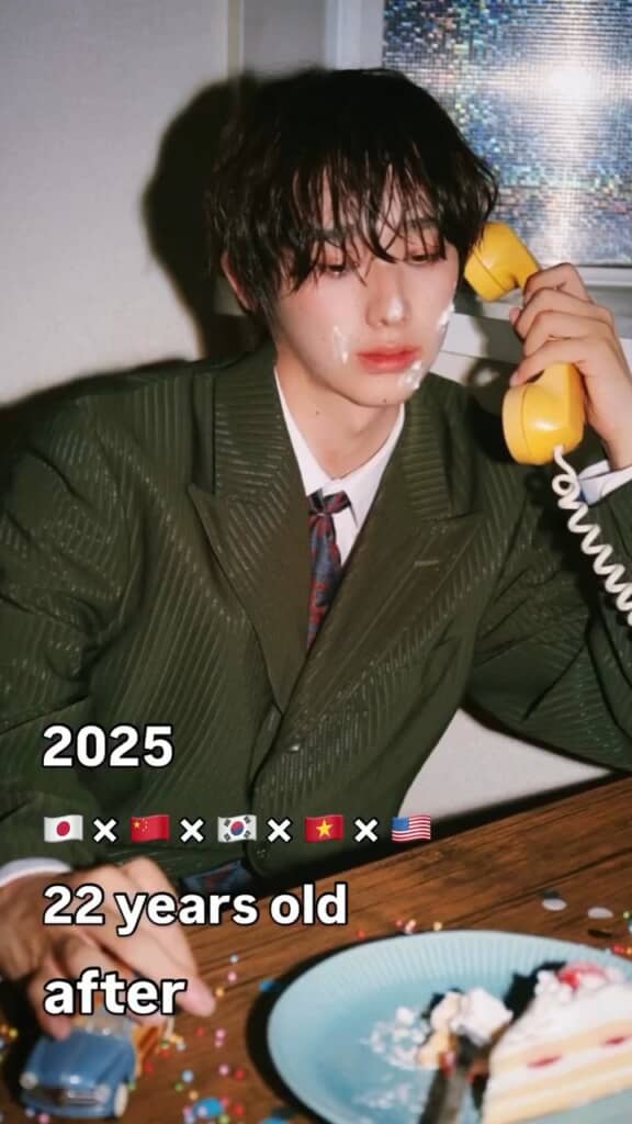 2歳のころと同じポーズで