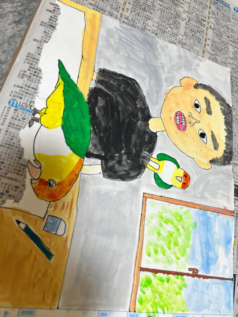 絵でもかじっていることにして乗り越えました！