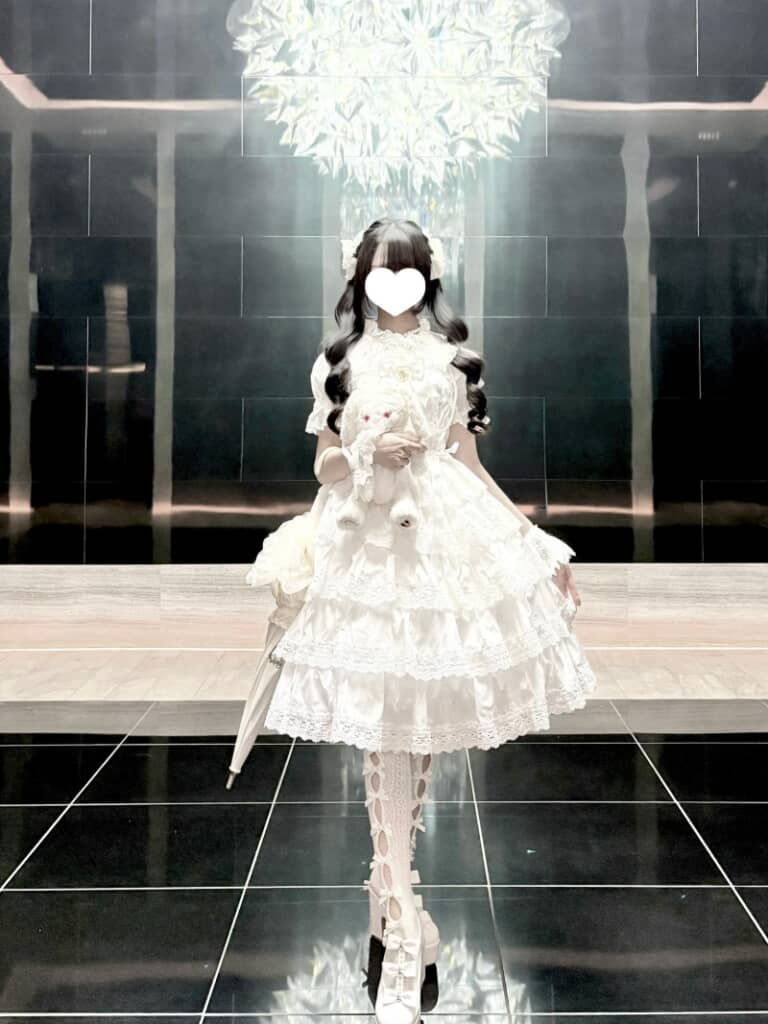 お姫様のような姿