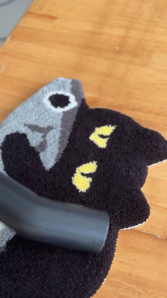 糸くずなどをとって仕上げます