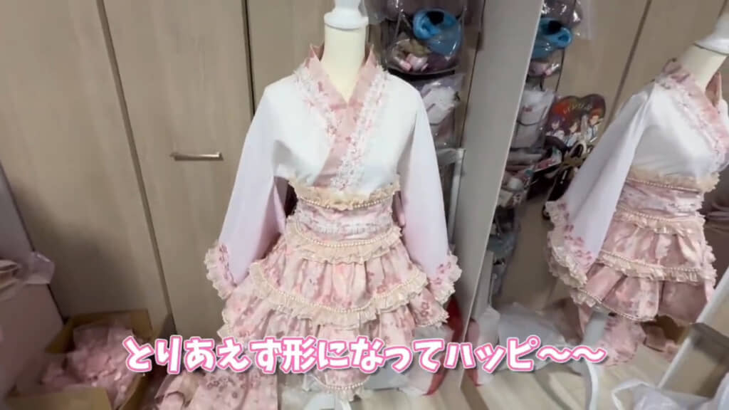オリジナル衣装（小物類以外）が完成