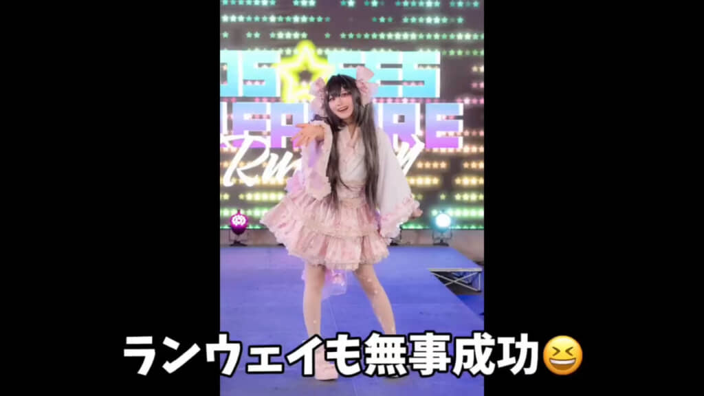 自分で作ったオリジナル衣装を着こなす桜虎さん