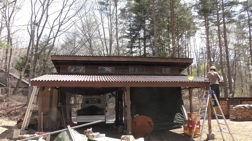 小さなガレージを増設する投稿者