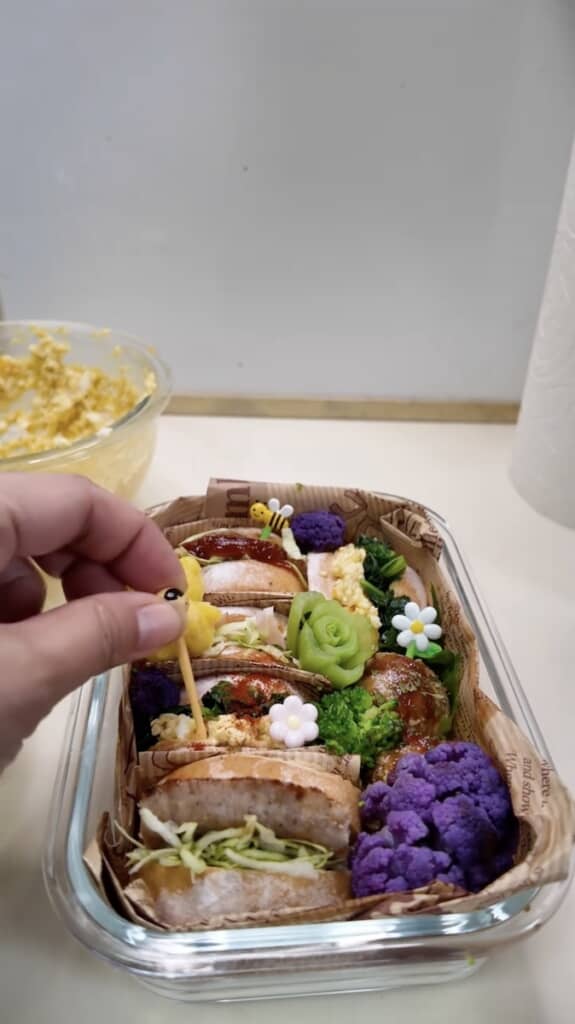 ピックを刺して完成