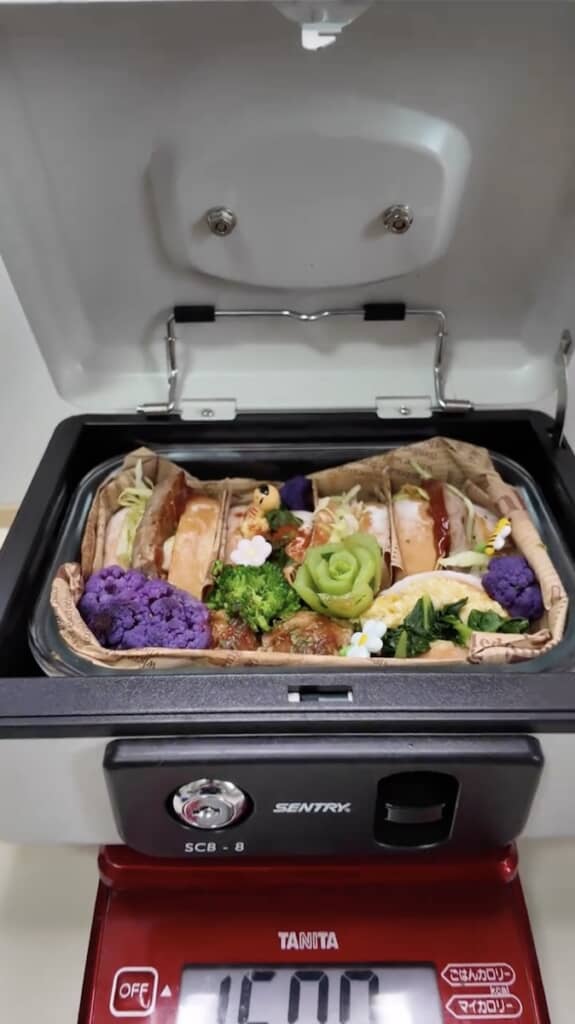 でも開けるとおいしそうなお弁当