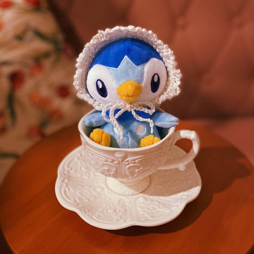 ティーカップにすっぽりかわいすぎ