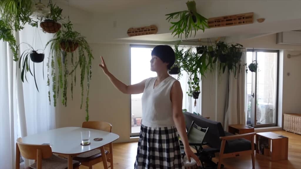 壁とふすまをなくしたリビング