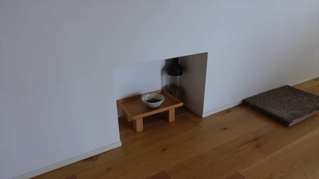 ニャンコの食事スペース