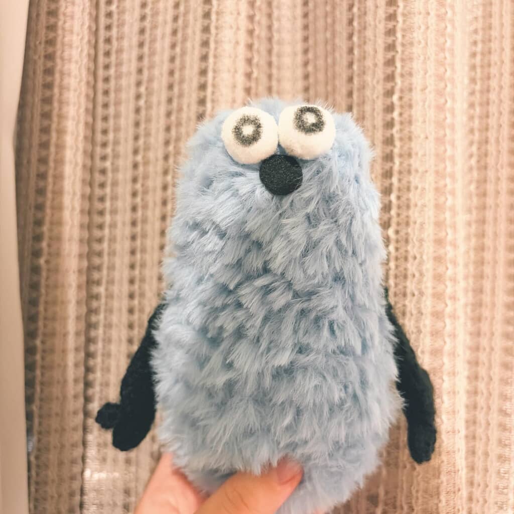 毛糸の特性を生かし、モフモフのスンスンを完成