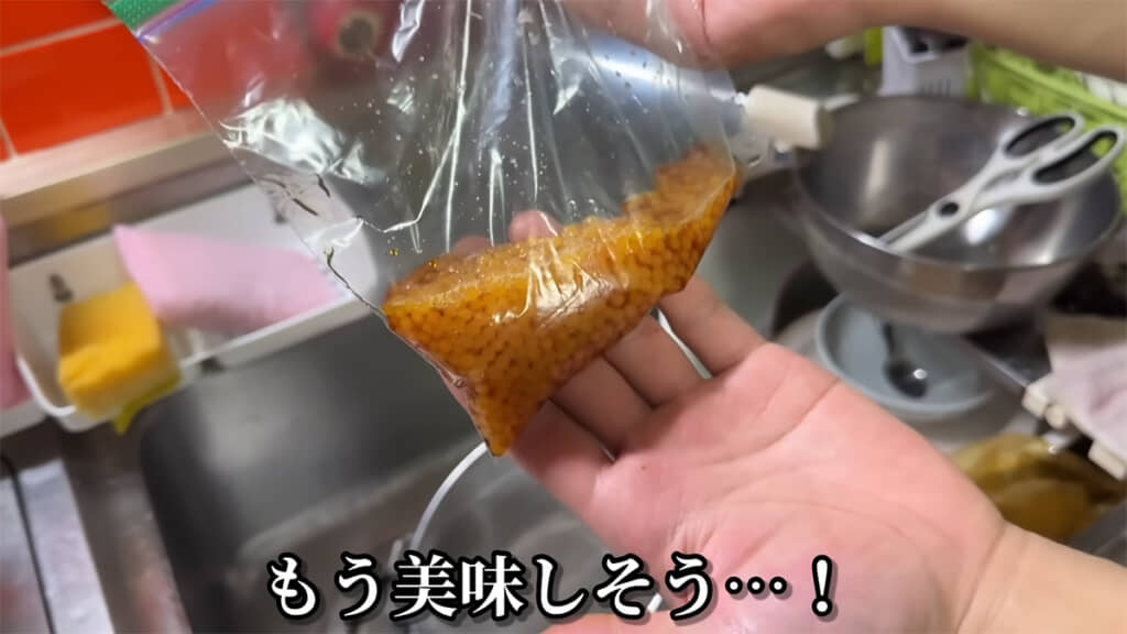 漬け込んだ時点でおいしそうです