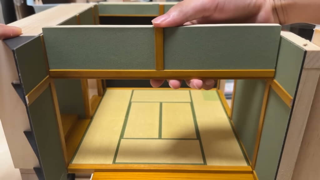 和室の体裁を整える