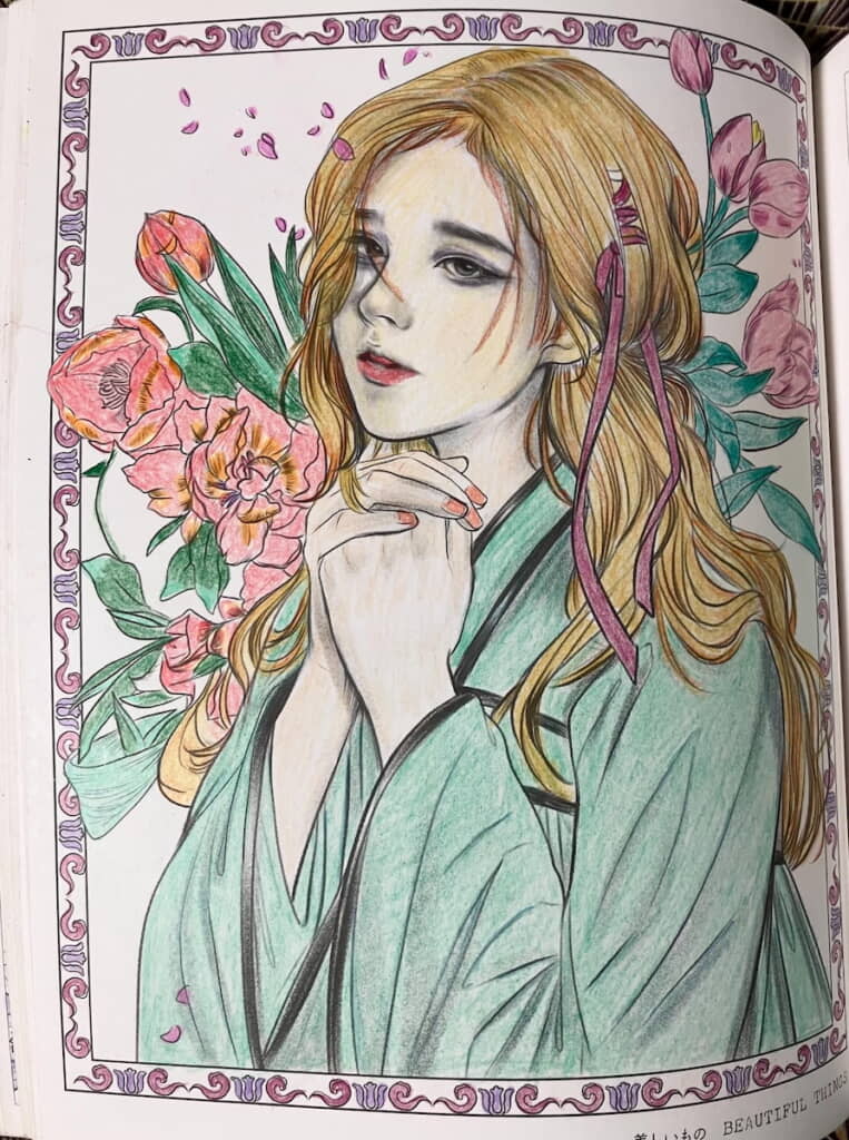 影を付けたことで表情により深みが