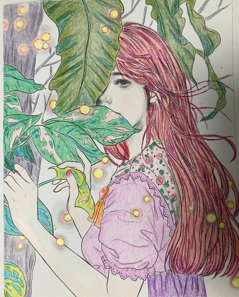 存在感が希薄な肌の色にはかなさが感じられる