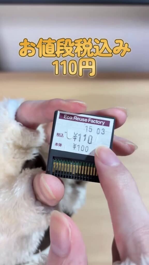 ハードオフで購入したラベルのないDSソフト