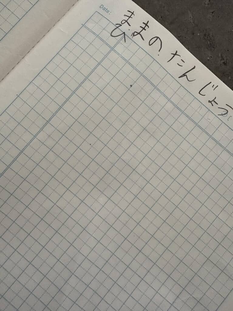 次のページには「ままのたんじょうび」の文字が