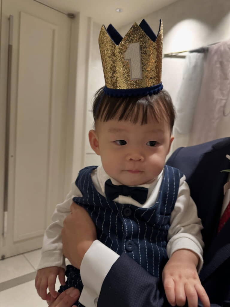 ぷくぷくのほっぺがキュートな息子さん