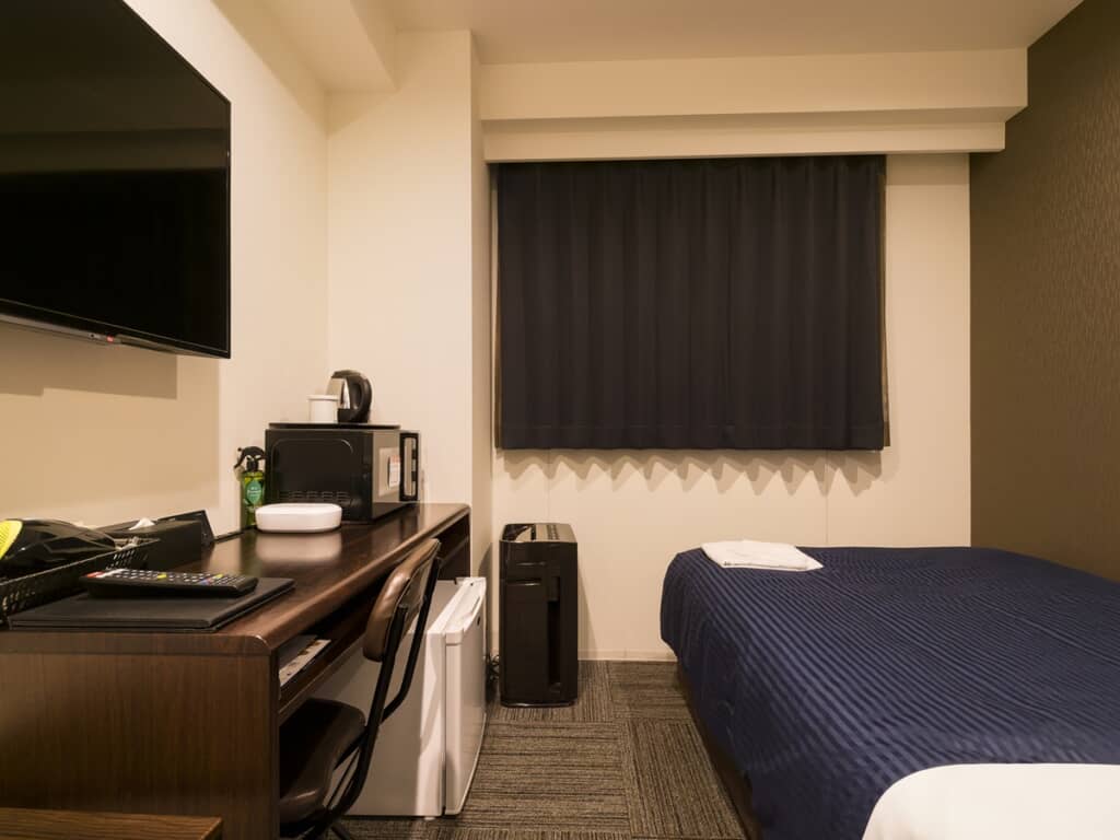 ビジネスホテルの室内の写真