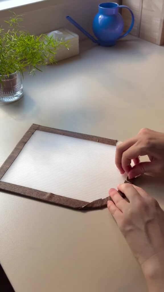 アーチ状の部分は、細かい切れ込みを入れると◎