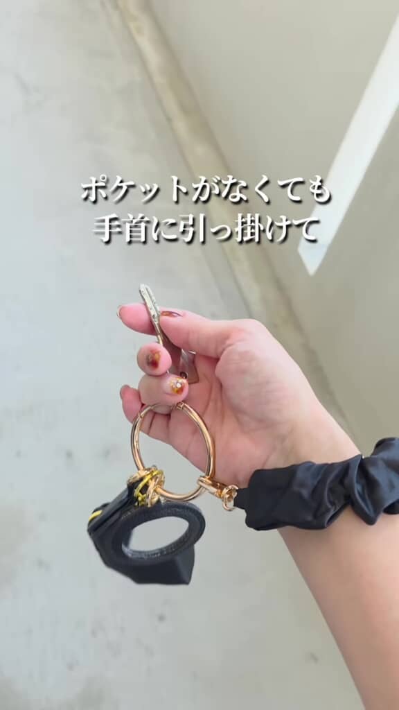 手首にかけて外出するイメージ