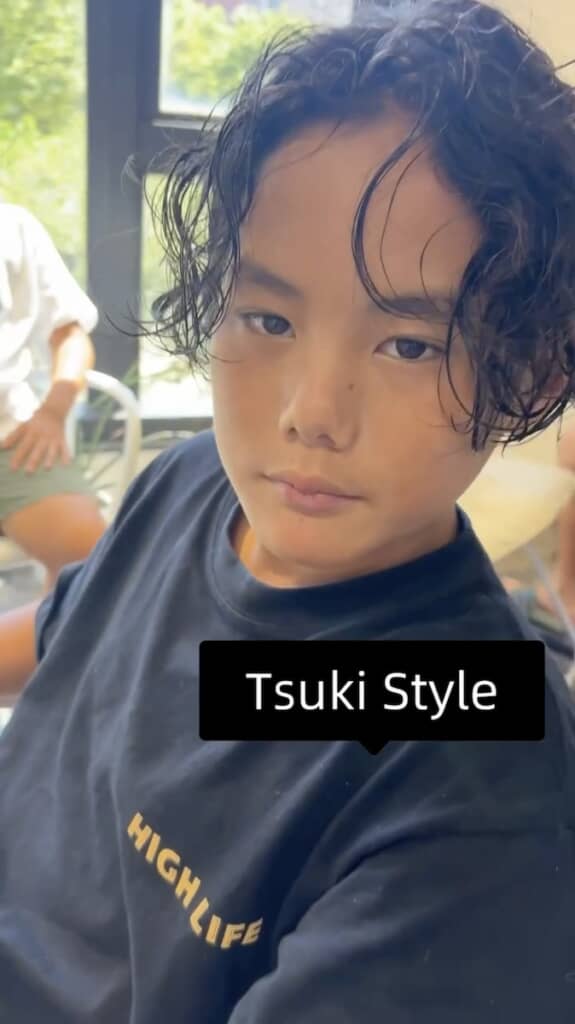 クセ毛を生かしたパーマスタイルに（アフター）