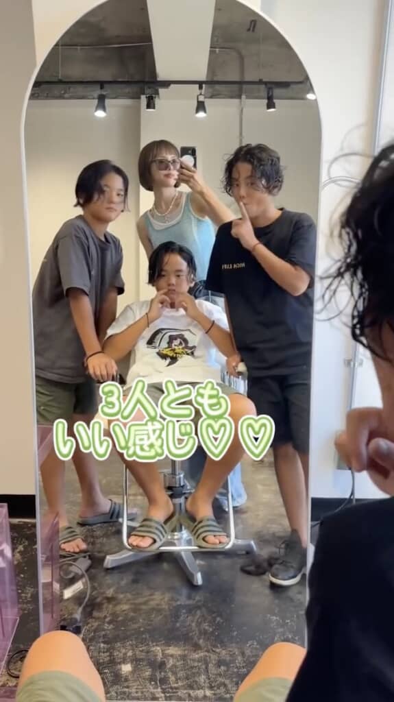 3人ともステキな仕上がり