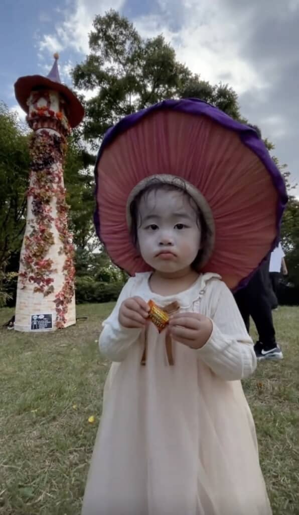 お菓子をもらった妹さん