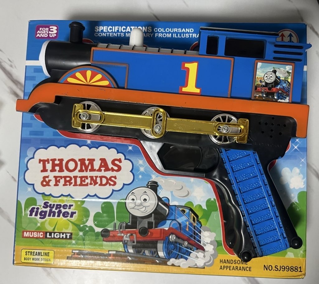 ジャンク品のトーマスが入っていたパッケージ