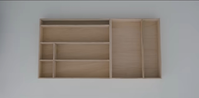 完成した収納トレー