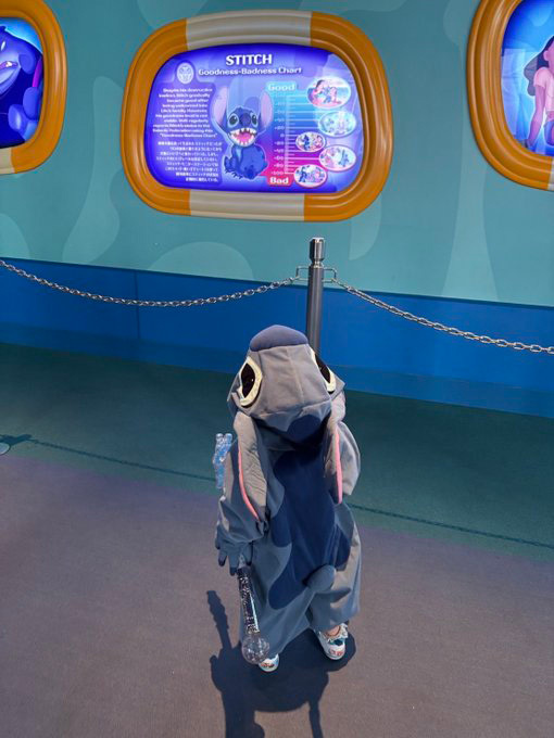 スティッチを見る“リアルスティッチ”