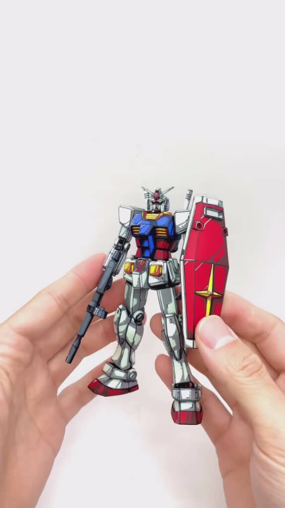 イラストのようなガンプラ