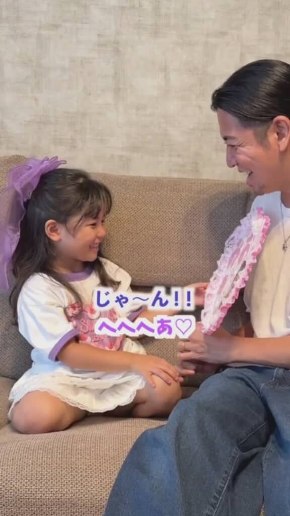 うれしそうなミオちゃん