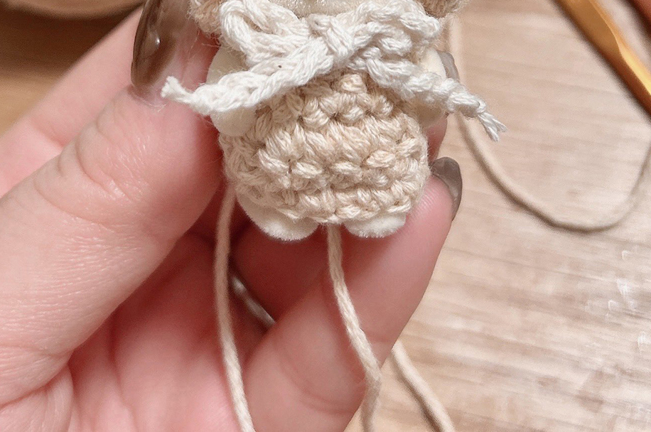 かぎ針編みで作ったのは……