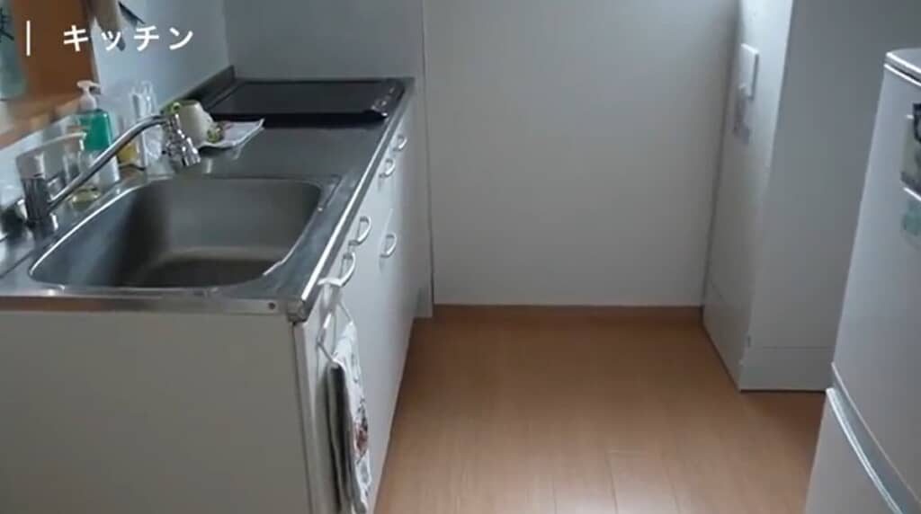 キッチンカウンターの上もすっきり