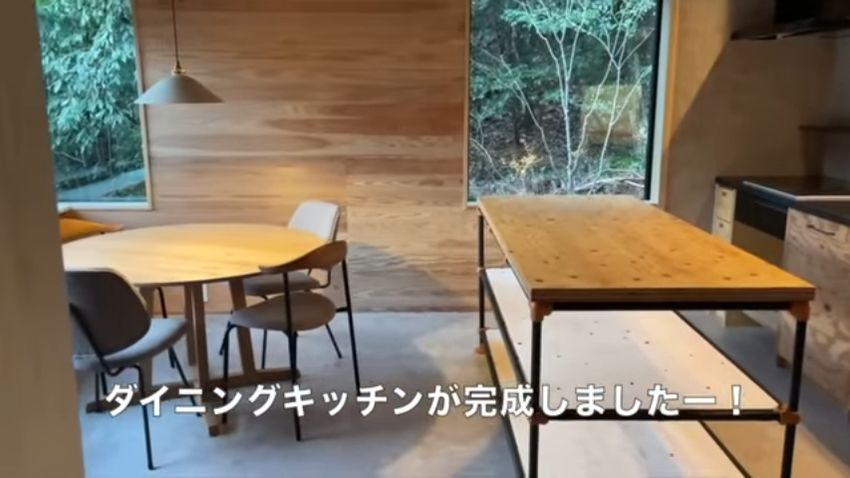 完成したダイニングキッチン