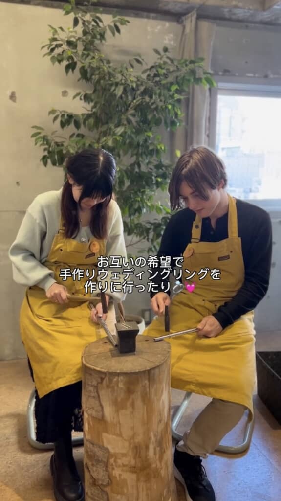 結婚指輪を手作り