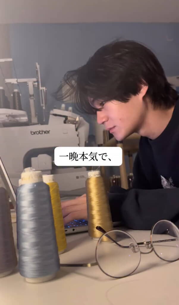 プロの刺しゅう屋が、一晩本気で