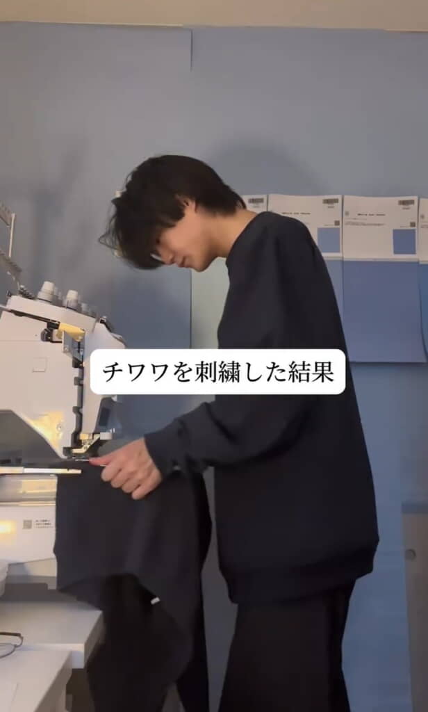 ミシンと糸に向き合い続けた