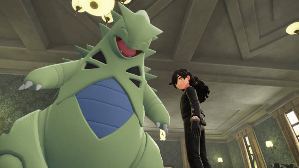 ポケモン最新作で撮ったバンギラスとのツーショット