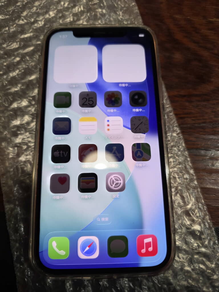 ちゃんと起動した