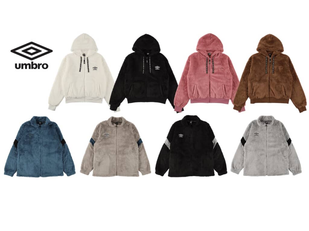 umbroボアフリースジャケット