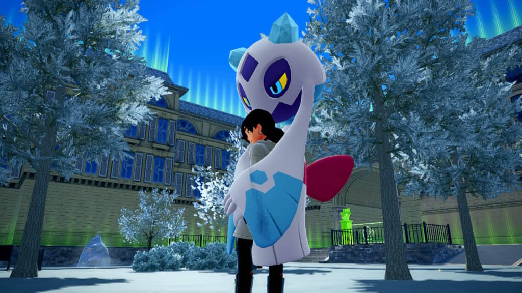 ポケモン最新作で撮ったユキメノコとのツーショット