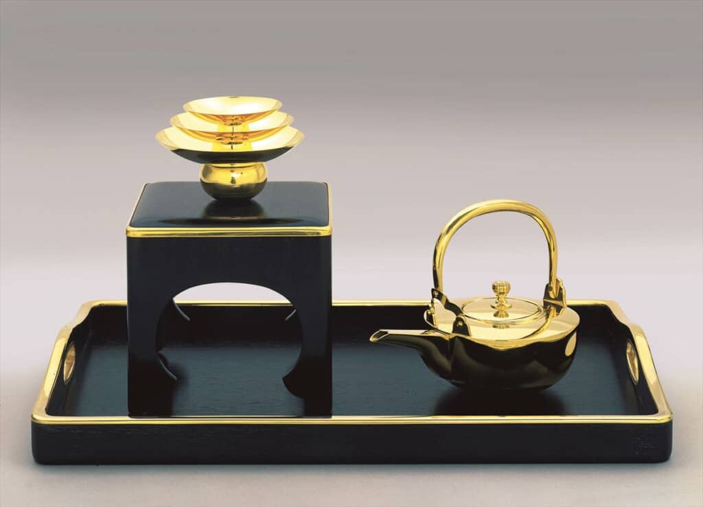 光則MTSUNORI純金 銚子セット