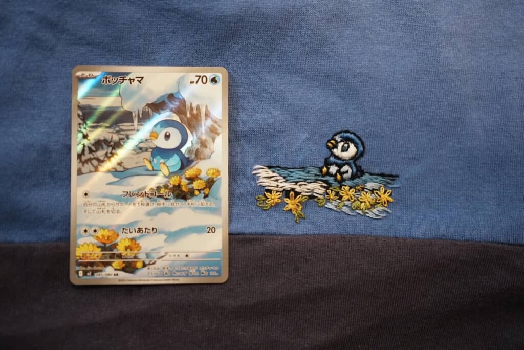 本物のカードと見比べても遜色ありません