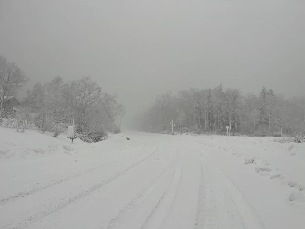 すっかり冬景色