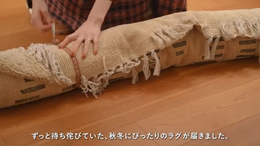 秋冬にピッタリな新しいラグ